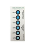 6 Dots 10%-60% Cobalt Dichloride Free Humidity Indicator Card (HIC)