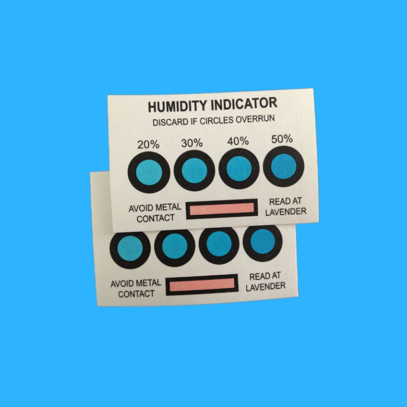 4 Spots Humidity Indicator Card 10%-40%