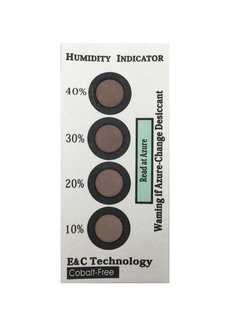 10%-60% 6 Dots Cobalt-free Humidity Indicator/Cobalt-free Humidity Indicator Cards