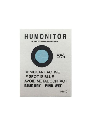 One Spot 8% Humidity Indicator Card and Humidity Indicator