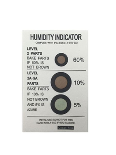 Semiconductor Humidity Indicator Card